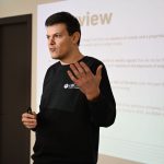 Image of ZSEM Student Finance and Investment Club's first guest lecture featuring dr. sc. Vuk Vuković